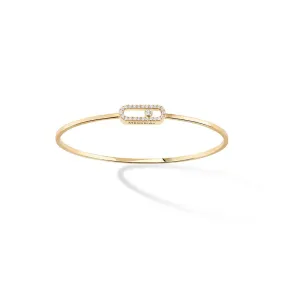 0.33ctw Yellow Gold Diamond Pavé Bangle Bracelet 0.33ctw Yellow Gold Diamond Pavé Bangle Bracelet