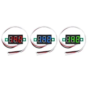 0.36in 30v 3-Wire 3-Digit DC Voltmeter Gauge Tester Module 0.36in 30v 3-Wire 3-Digit DC Voltmeter Gauge Tester Module