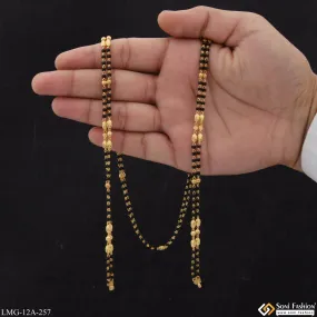 1 Gram Gold Plated 2 Line High-class Design Mangalsutra Dori For Women - Style A257 1 Gram Gold Plated 2 Line High-class Design Mangalsutra Dori For Women - Style A257