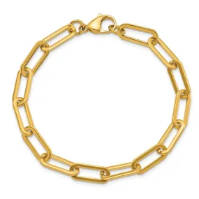 10K Yellow Gold Paperclip Bracelet 10K Yellow Gold Paperclip Bracelet