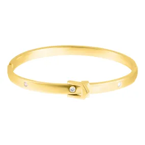 14k Gold Plated Belt Bangle Bracelet 14k Gold Plated Belt Bangle Bracelet