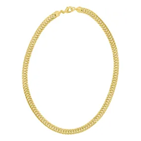 14k Gold Plated Wheat Herringbone Chain Necklace 14k Gold Plated Wheat Herringbone Chain Necklace