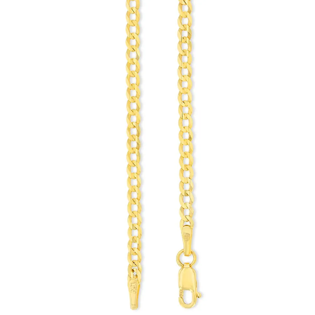 14k Solid Gold Budded Butterfly Pendant with Cuban Necklace - Yellow Gold