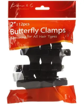 2" Butterfly Clamps - Black 2" Butterfly Clamps - Black