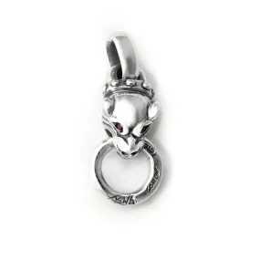 30th Anniversary Vintage Panther with Birthstone Eyes Charm 30th Anniversary Vintage Panther with Birthstone Eyes Charm