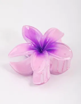Acrylic Tropical Claw Clip Acrylic Tropical Claw Clip