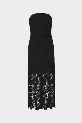 Adrienne Roja Lace Midi Dress Adrienne Roja Lace Midi Dress
