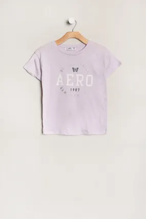 AERO Girls' Butterfly 1987 Graphic Tee AERO Girls' Butterfly 1987 Graphic Tee