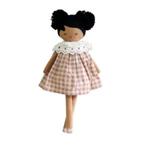 ALIMROSE - AGGIE DOLL ROSE CHECK ALIMROSE - AGGIE DOLL ROSE CHECK
