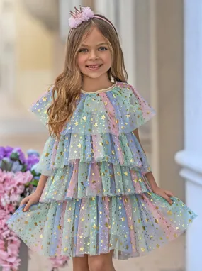 All In The Stars Sparkle Tiered Tulle Dress All In The Stars Sparkle Tiered Tulle Dress