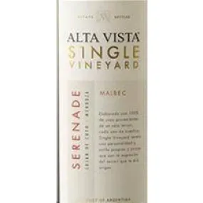 Alta Vista Malbec Single Vineyard Serenade 2018 (750ml) Alta Vista Malbec Single Vineyard Serenade 2018 (750ml)