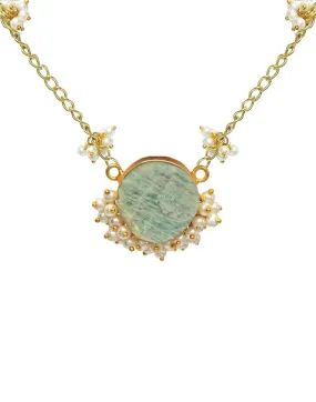 Amazonite Tiara Necklace Amazonite Tiara Necklace