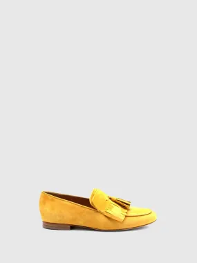 Appliqués Loafers C03L3 Suede Yellow Appliqués Loafers C03L3 Suede Yellow