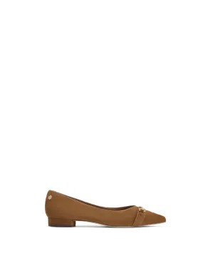 Apsley Ballet Pump - Tan Suede Apsley Ballet Pump - Tan Suede