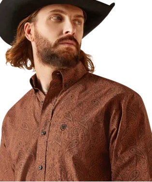 Ariat® Men's Nicky Classic Fit Long Sleeve Button Front Western Shirt
