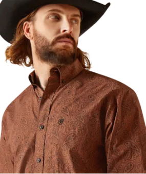 Ariat® Men's Nicky Classic Fit Long Sleeve Button Front Western Shirt