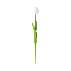 Artflower Real Touch Tulip  White Artflower Real Touch Tulip  White