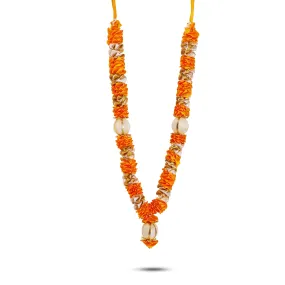 Artificial Garland - 13 Inches | Satin Garland/ Cloth Mala for Photo Frame/ Assorted Design & Colour Artificial Garland - 13 Inches | Satin Garland/ Cloth Mala for Photo Frame/ Assorted Design & Colour