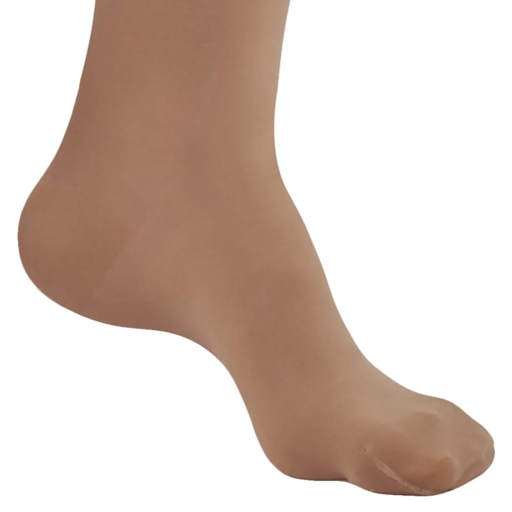 AW Style 385 Signature Sheers Closed Toe Thigh Highs w/Top Band - 30-40 mmHg