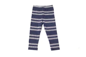 Baby and Toddler Unisex Striped Leggings | Bay Blue Baby and Toddler Unisex Striped Leggings | Bay Blue
