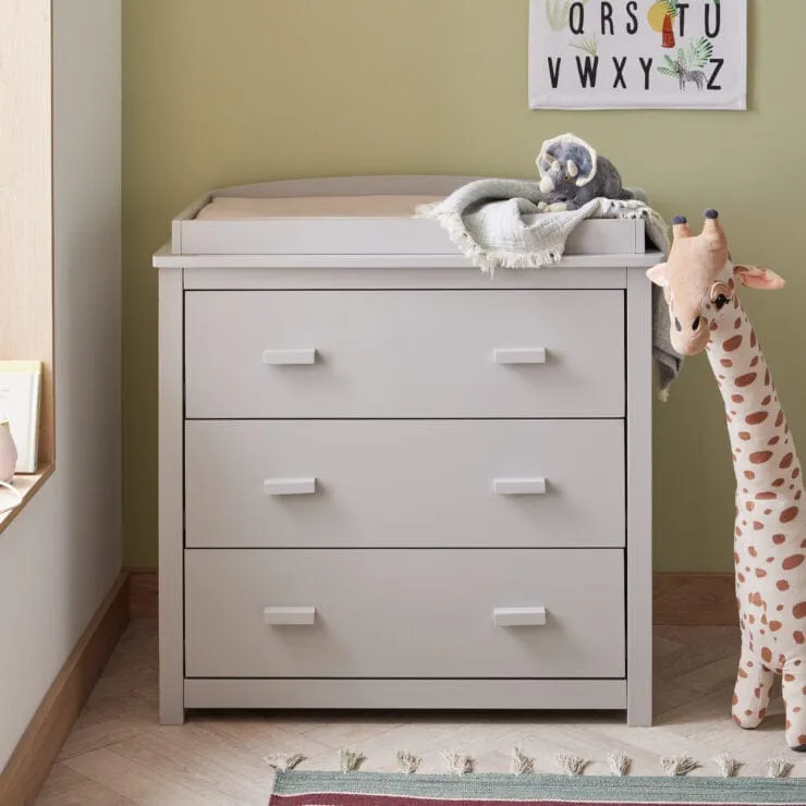 Babymore Aston 3 Piece Room Set - Grey