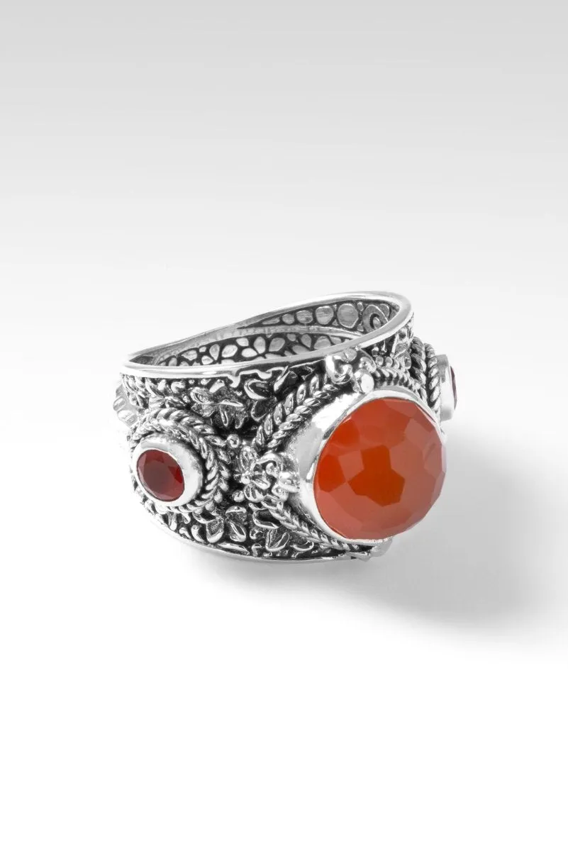 Beautiful & Brave Ring™ in Carnelian