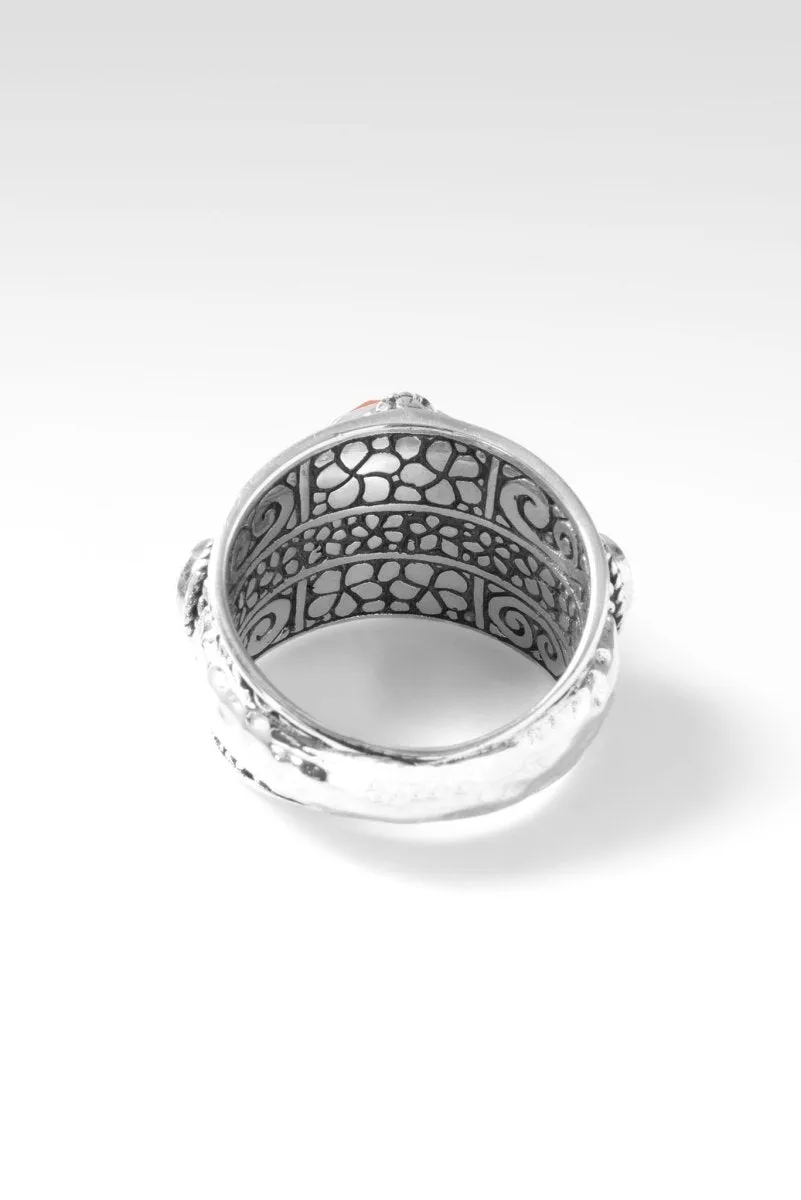 Beautiful & Brave Ring™ in Carnelian