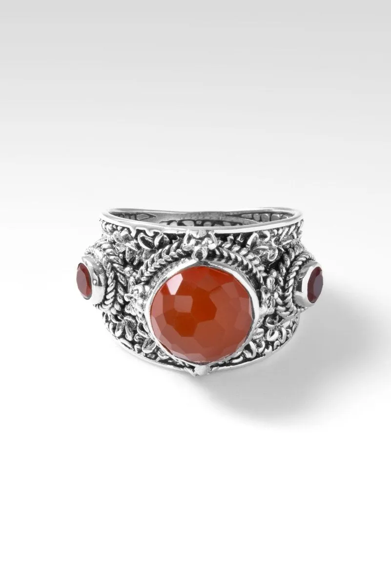 Beautiful & Brave Ring™ in Carnelian