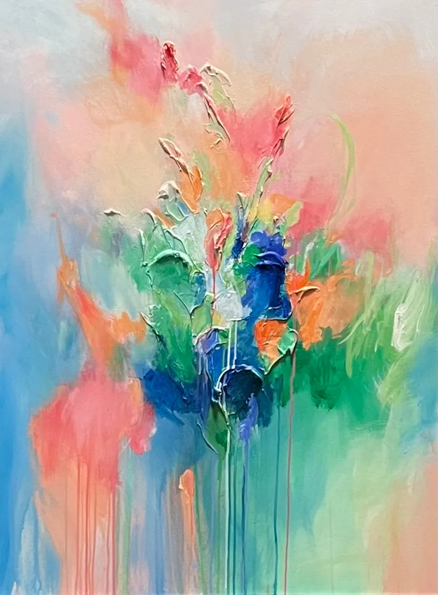 Beauty Bleu 40 X 30 in