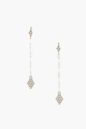 Bijou Chain Link Earrings Silver Bijou Chain Link Earrings Silver