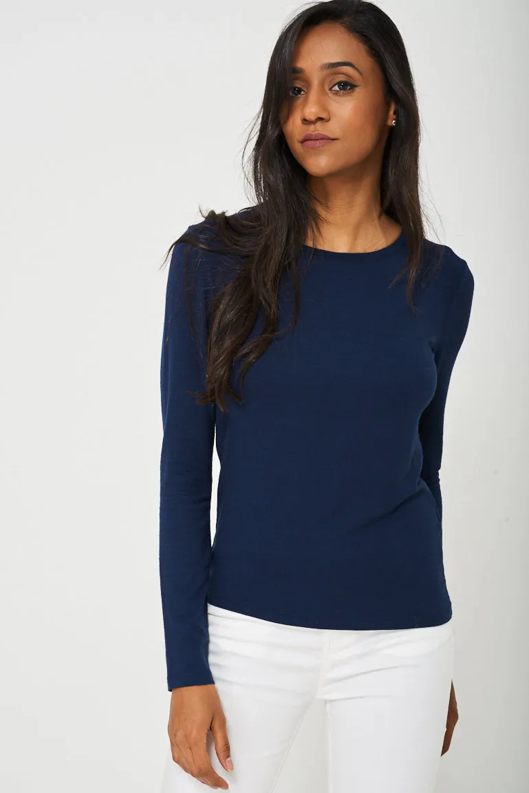 BIK BOK Basic Navy Top