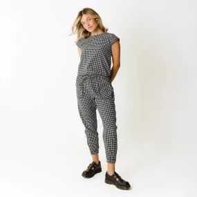 Black Check Jumpsuit Black Check Jumpsuit
