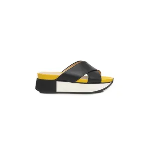 Black Leather Women Sandal Black Leather Women Sandal