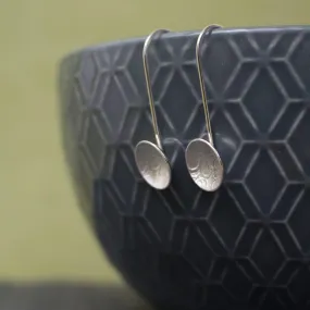 Blossom Cup Drop Silver Earrings Blossom Cup Drop Silver Earrings
