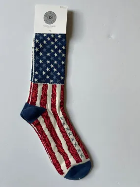 Blue Red & White Socks Double D Ranch Blue Red & White Socks Double D Ranch