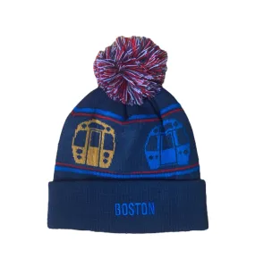 Boston MBTA Pom Pom Hat (ADULT) Boston MBTA Pom Pom Hat (ADULT)