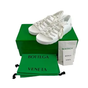 Bottega Veneta - Pristine - Lace Up Jelly Sandals with Box White 37 Us 6.5 / 7 Bottega Veneta - Pristine - Lace Up Jelly Sandals with Box White 37 Us 6.5 / 7