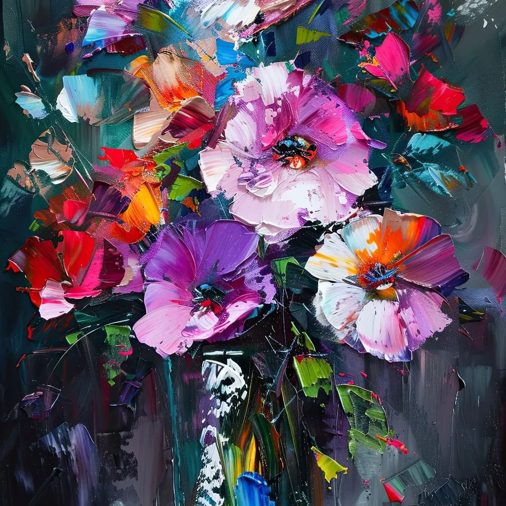 Bouquet of Spectrum Petals