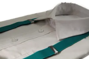 Boys Adjustable Teal 65Cms Suspenders Boys Adjustable Teal 65Cms Suspenders
