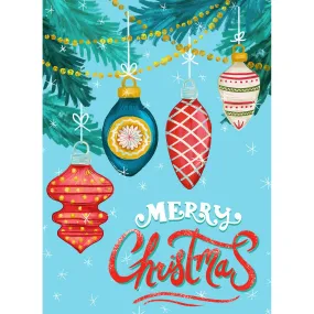 Bright Light Ornaments Panel 45x60" | Jolly Christmas Bright Light Ornaments Panel 45x60" | Jolly Christmas