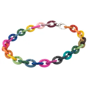 Bright Rainbow Silver Choker Bright Rainbow Silver Choker
