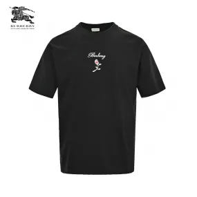 Burberry Rose Logo T-Shirt (Black) Burberry Rose Logo T-Shirt (Black)
