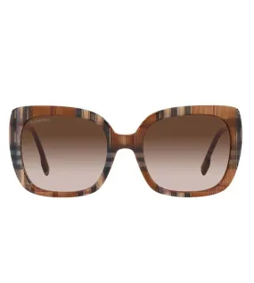 Burberry Women's Brown Butterfly Sunglasses Burberry Women's Brown Butterfly Sunglasses