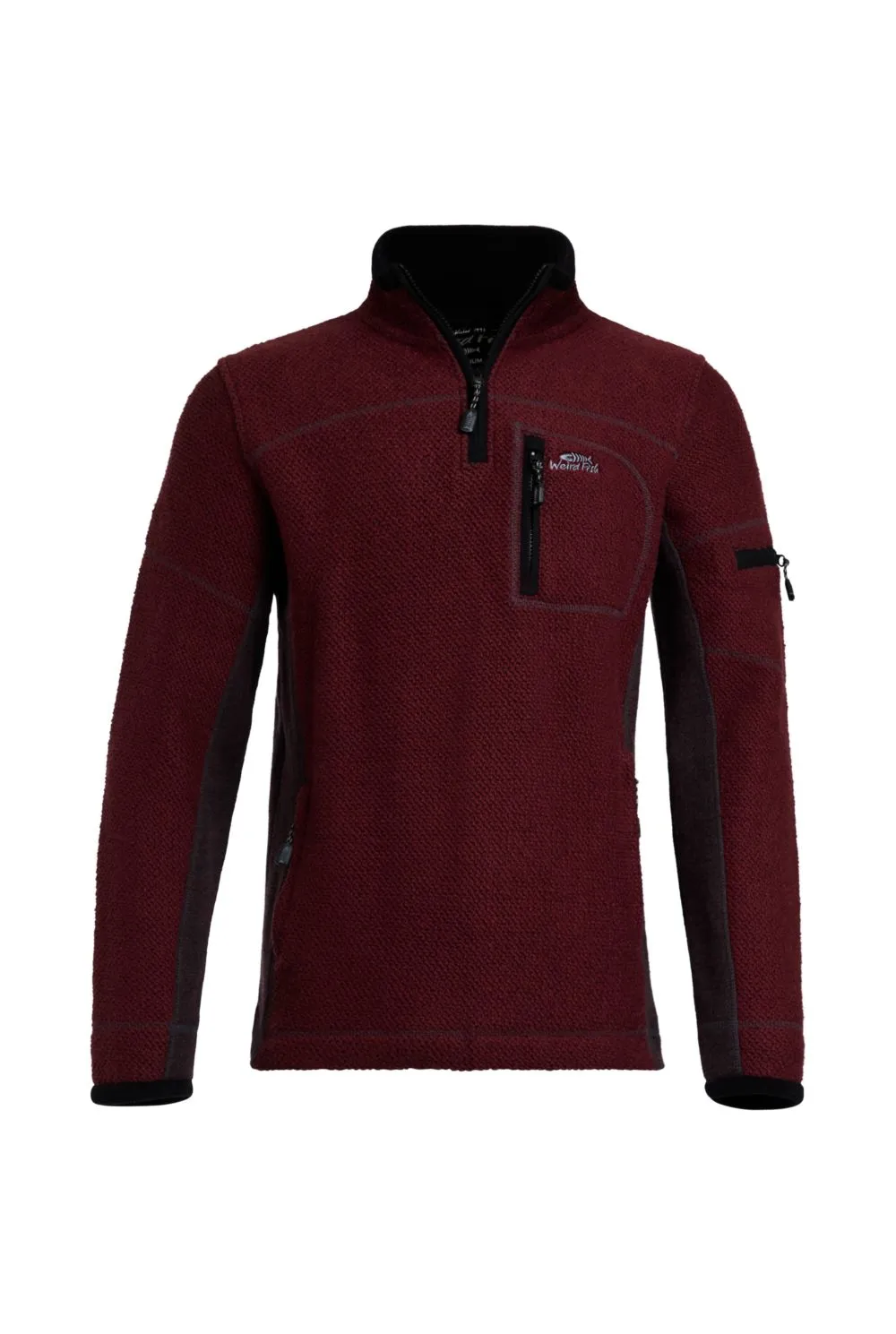 Caddis 1/4 Zip Eco Macaroni Antique Cherry 12161