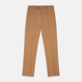 Camel Front Pleated Manson Trouser Camel Front Pleated Manson Trouser