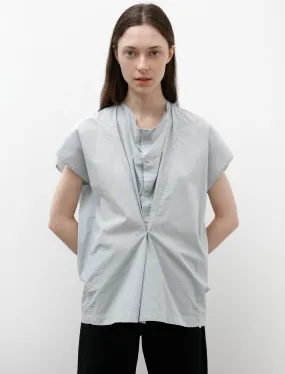 Cap Sleeve Top with Snaps Cloud Grey Cap Sleeve Top with Snaps Cloud Grey