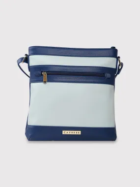 Caprese Marciano Sling Medium Striped Women'S Handbag Navy Caprese Marciano Sling Medium Striped Women'S Handbag Navy