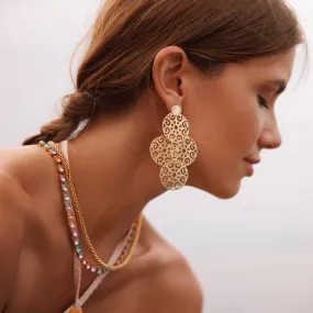 Caroline Svedbom Evanna Statement Earrings - Gold Caroline Svedbom Evanna Statement Earrings - Gold