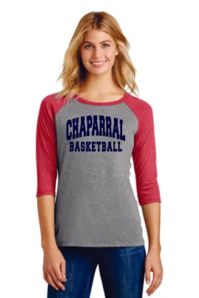 Chap Basketball Ladies Raglan -4 designs - Matte or Glitter Chap Basketball Ladies Raglan -4 designs - Matte or Glitter