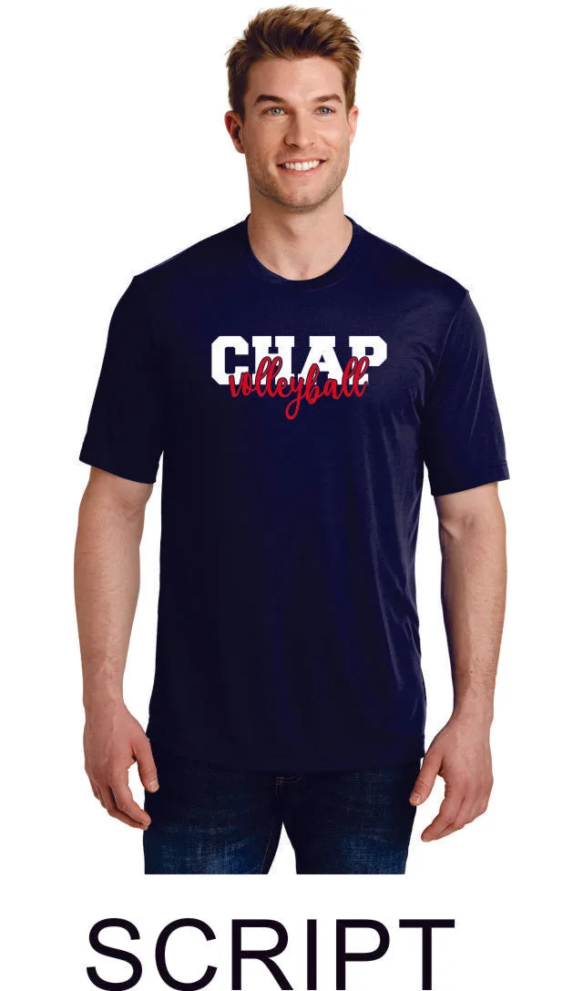 Chap Volleyball Sport-Tek Unisex Wicking Tee -4 designs
